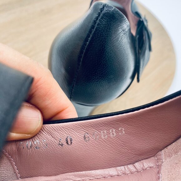 BeautiFeel Heels Womens 9 40 Black Leather Mary Jane Pumps Comfort - Picture 5 of 12